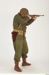  U.S.Army uniform World War II. - Technical Corporal - poses 